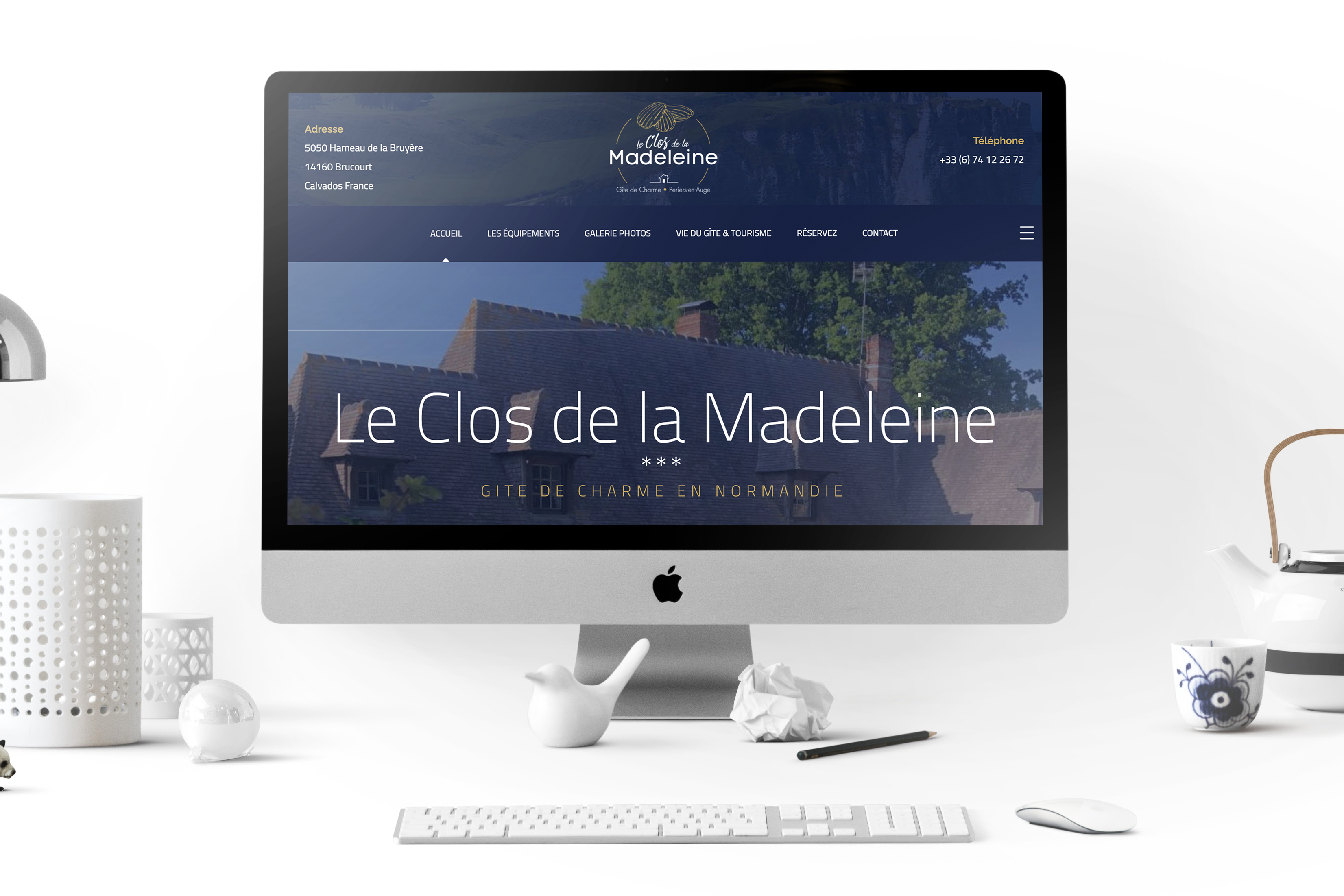 Création Site Internet Le Clos de la Madeleine