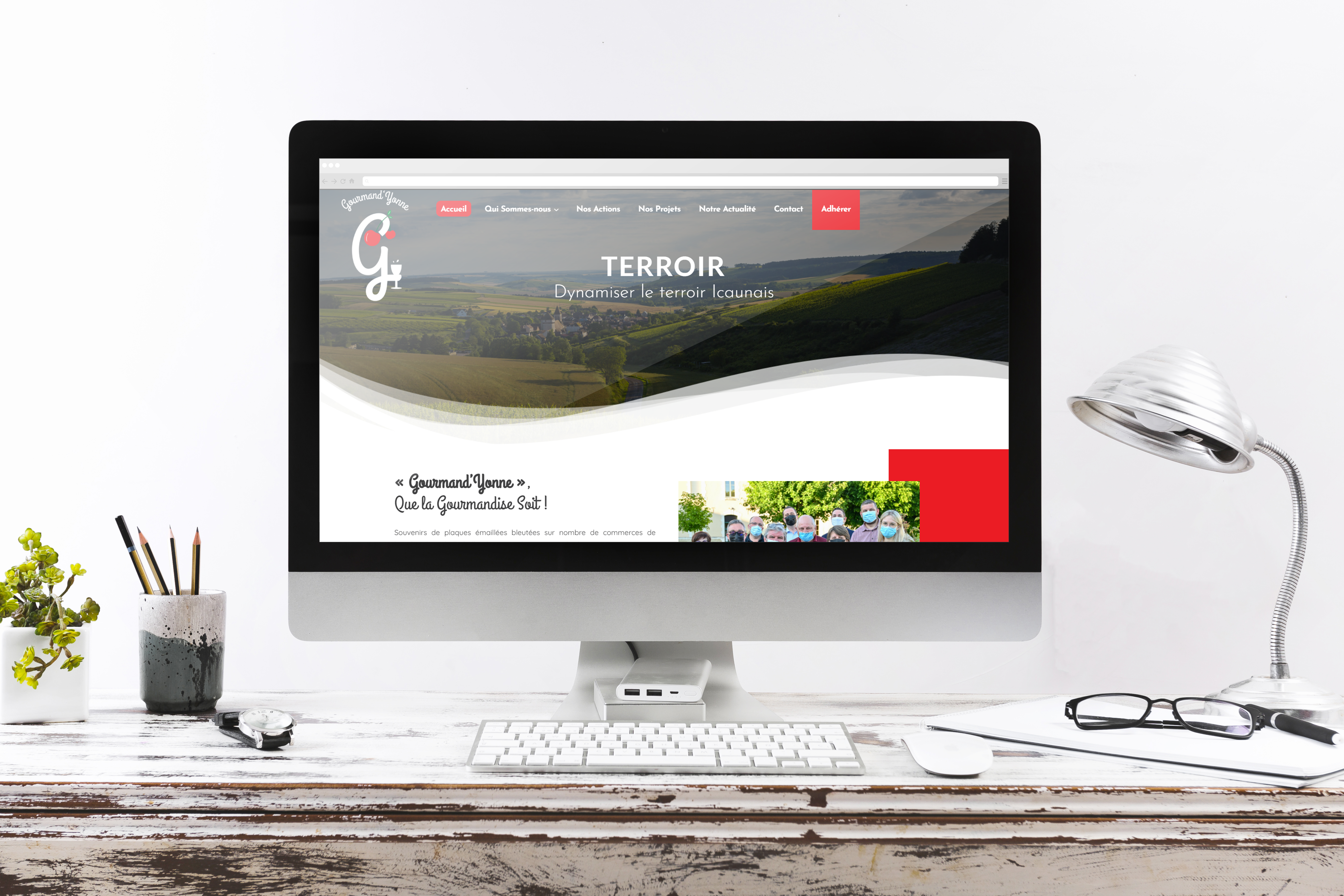 Création du site internet de Gourmand’Yonne