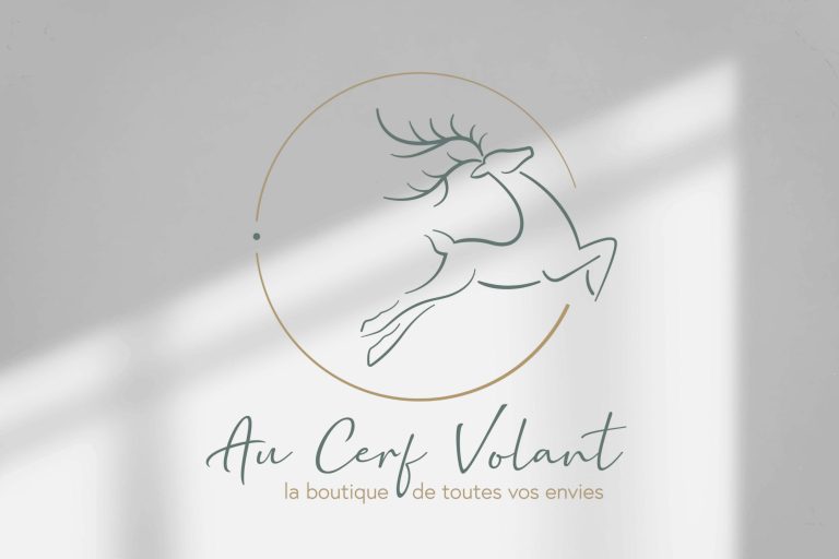 Création du Logo Au Cerf Volant