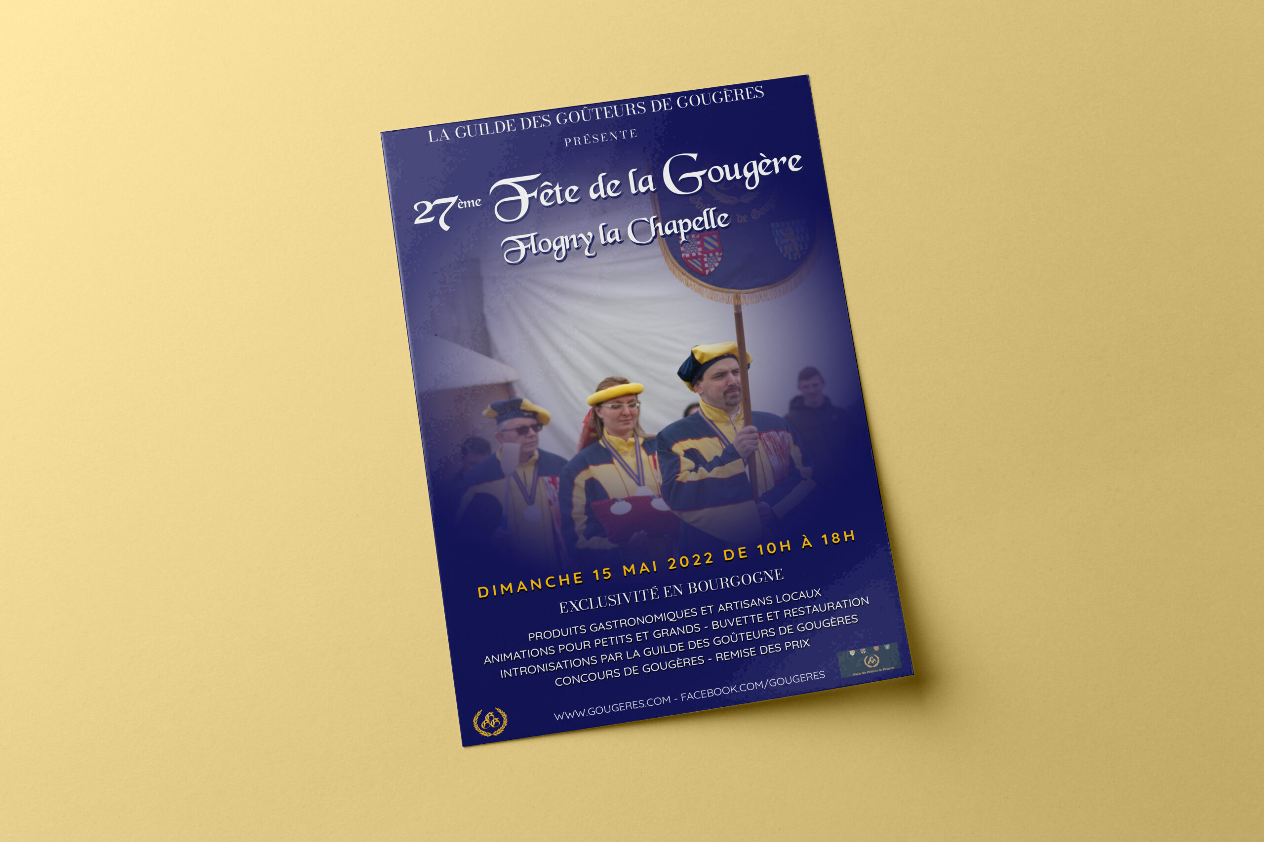 Création Graphique 27ème Fête de la Gougère – Flogny la Chapelle